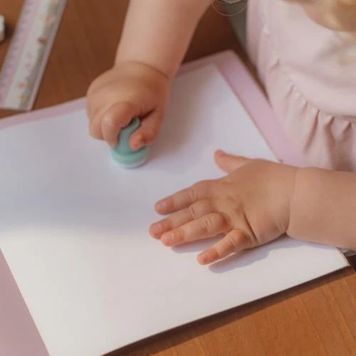 16 Carimbos autotintados - fairy garden