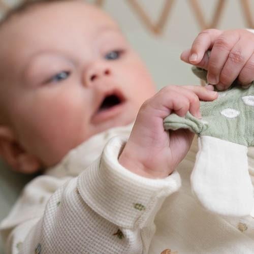 Paninho prende-chupeta cogumelo