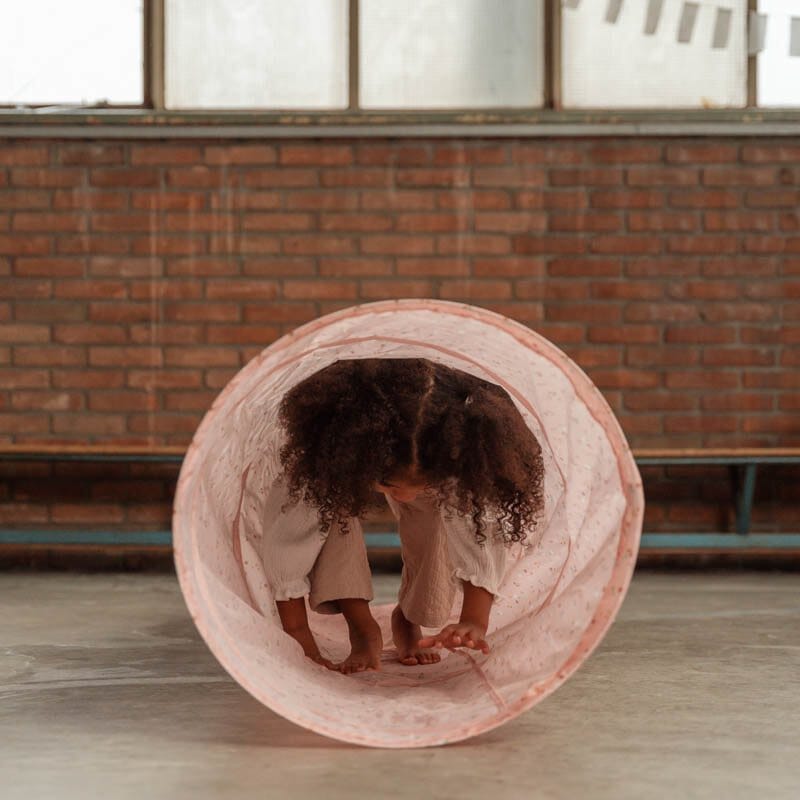 Tunel de atividades little pink flowers Toys Little Dutch