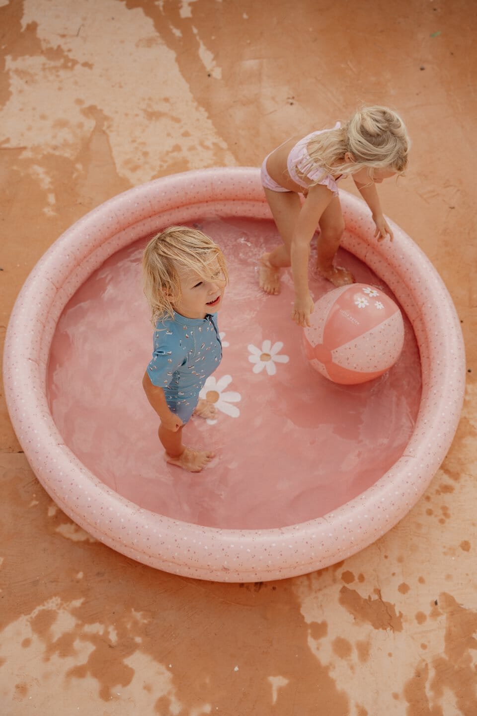 Piscina insuflável 150 cm flowers & butterflies Toys Little Dutch
