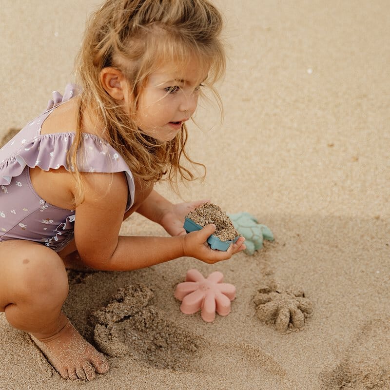 Conjunto de praia flowers & butterflies Little Dutch