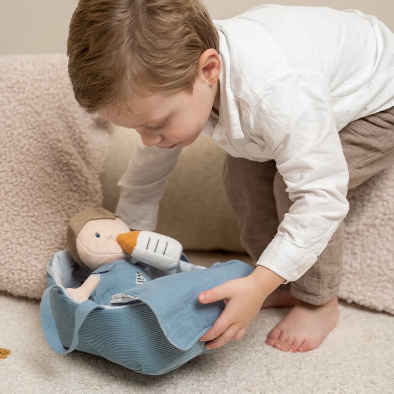 Bebé Jim na alcofa Toys Little Dutch