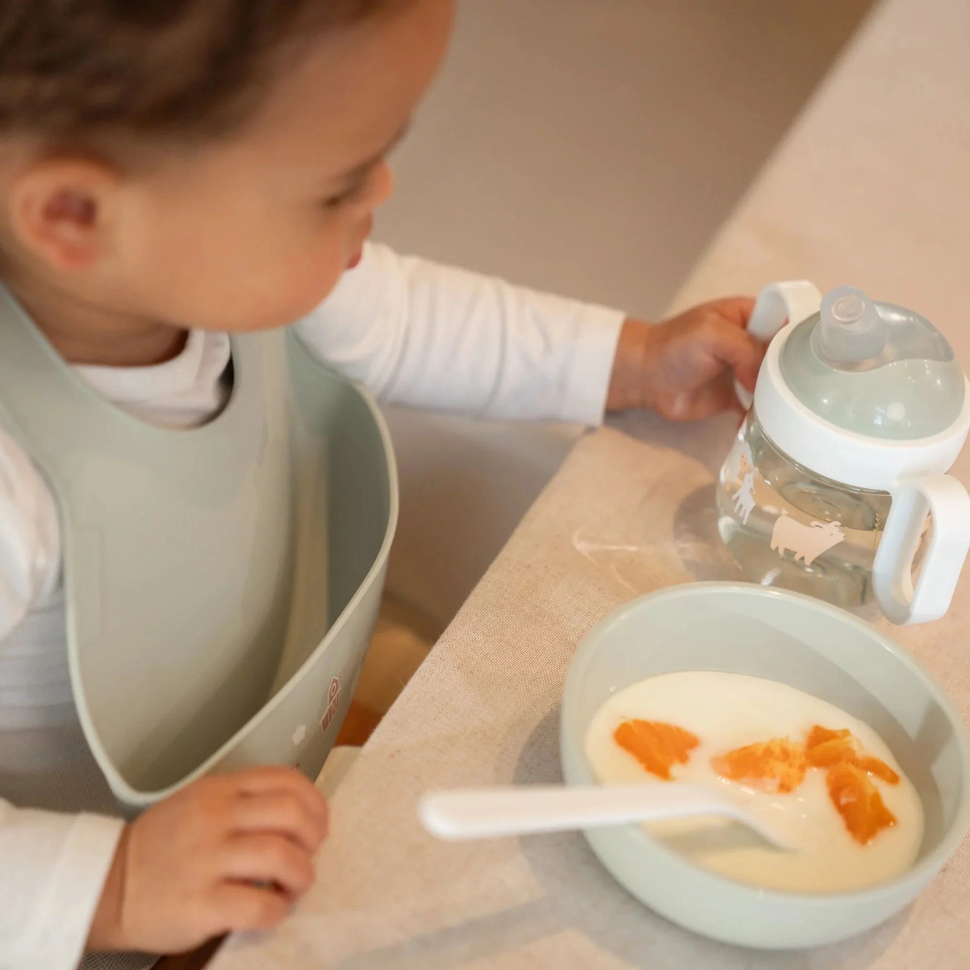 Babete de silicone Little Farm