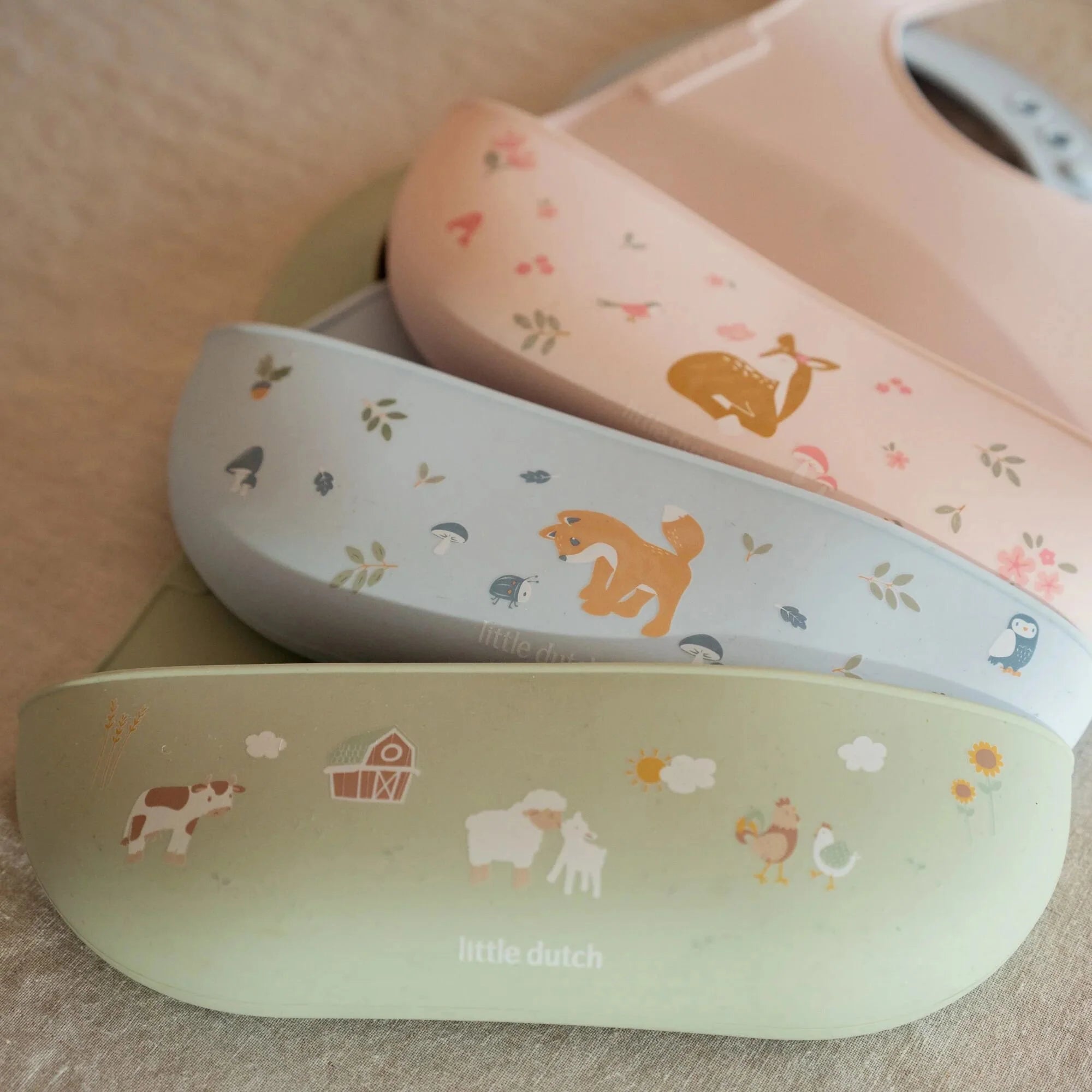 Babete de silicone Little Farm