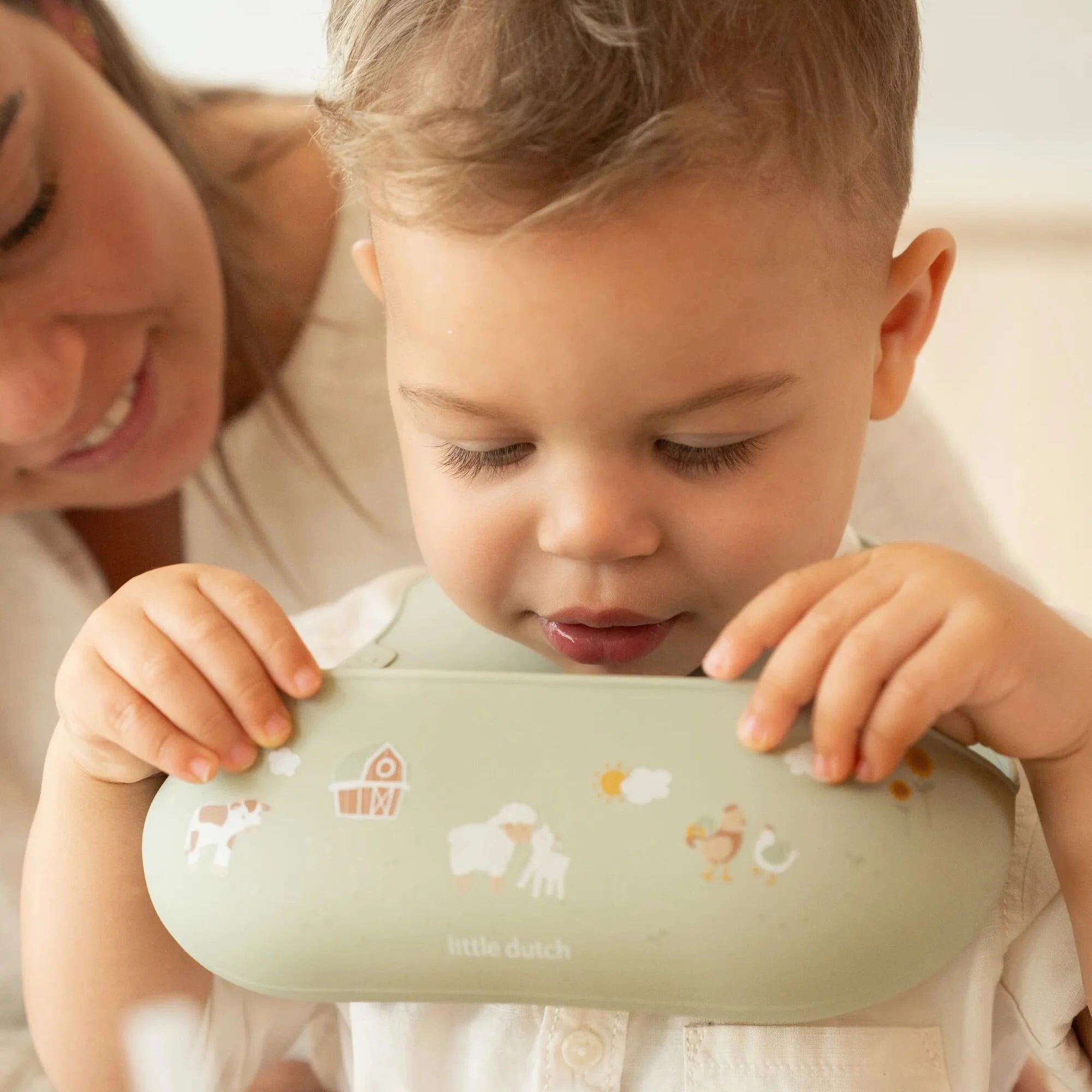 Babete de silicone Little Farm