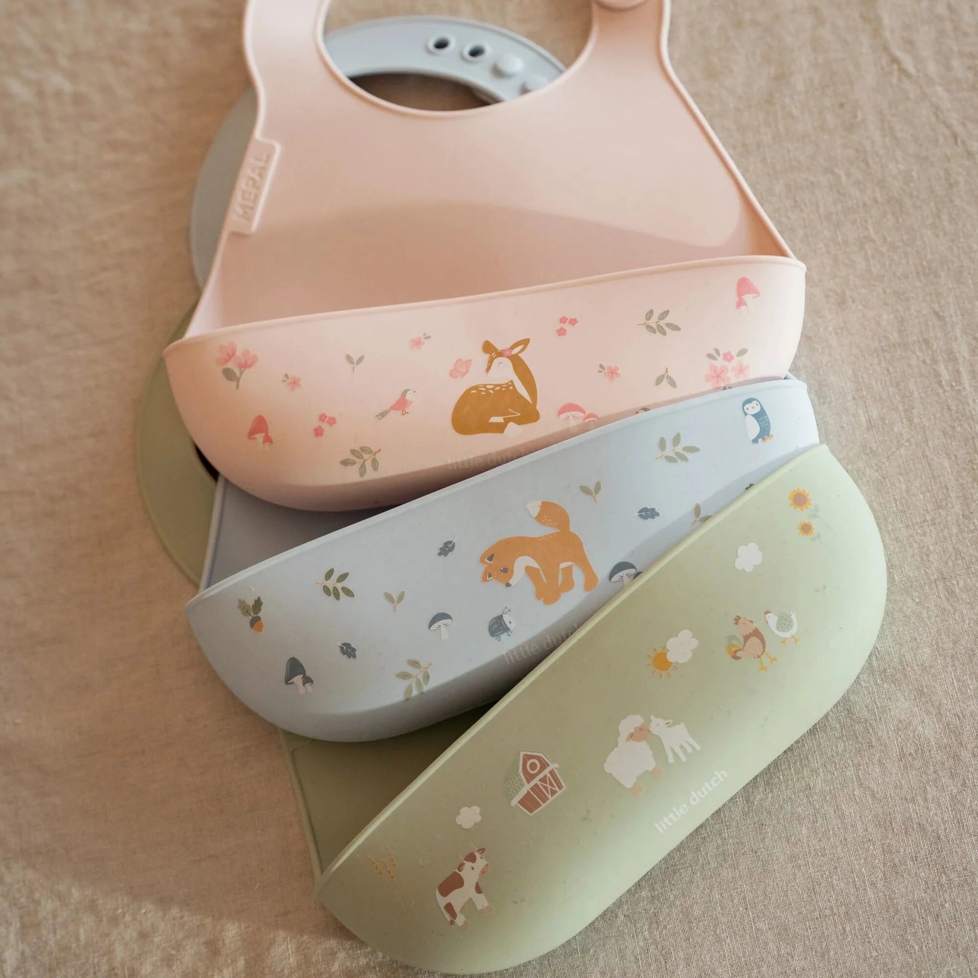 Babete de silicone Little Farm