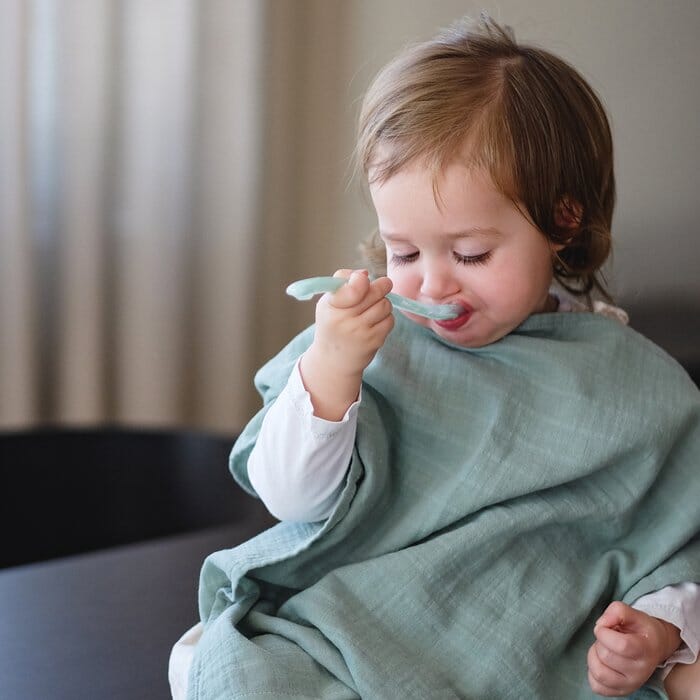 Musselina swaddle 60 cm teal Muslin Little Otja