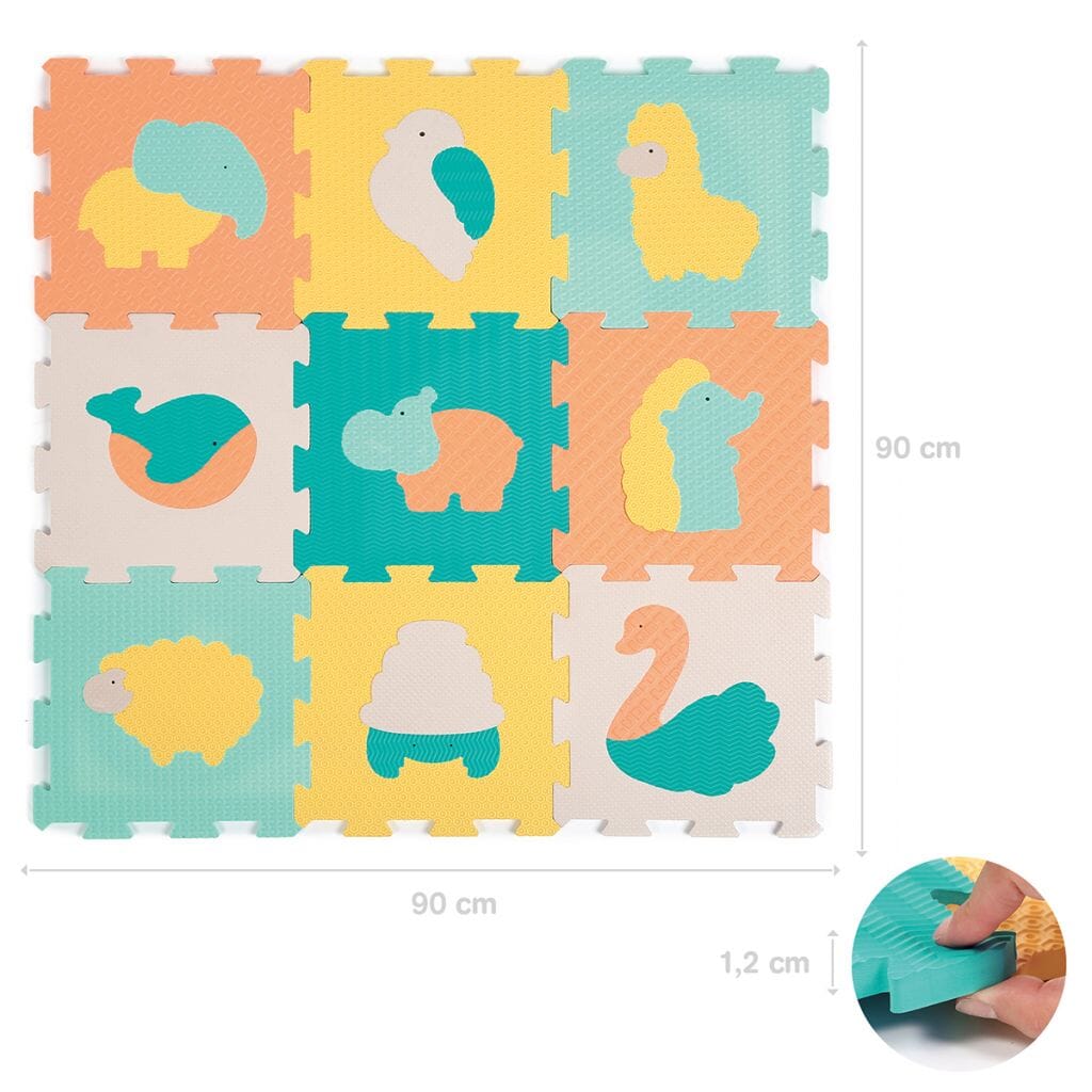 Tapete de espuma TOUCH animais pastel Toys Ludi
