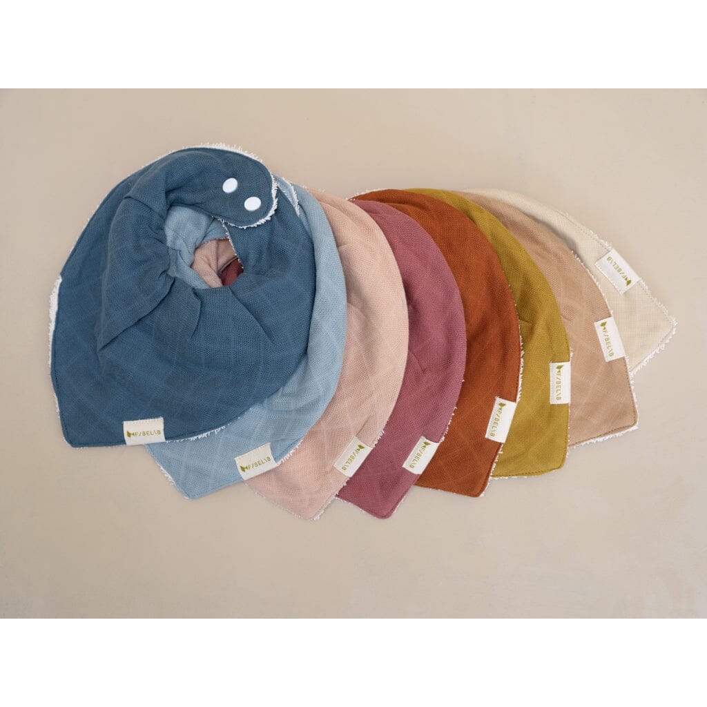 2 babetes bandana de musselina e turco clay Fabelab