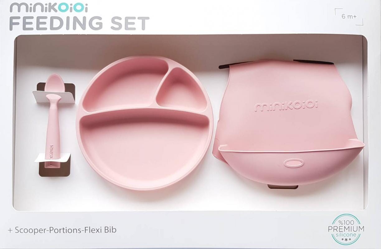 Conjunto de refeição rosa Dinnerware minikoioi
