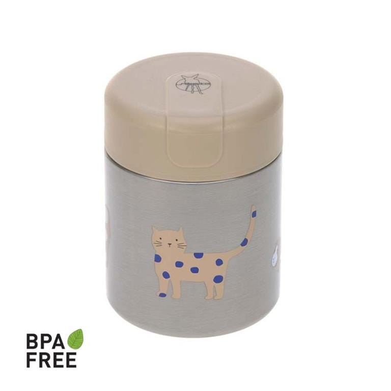 Termo sólidos gatinho royal blue 315 ml meal Lassig