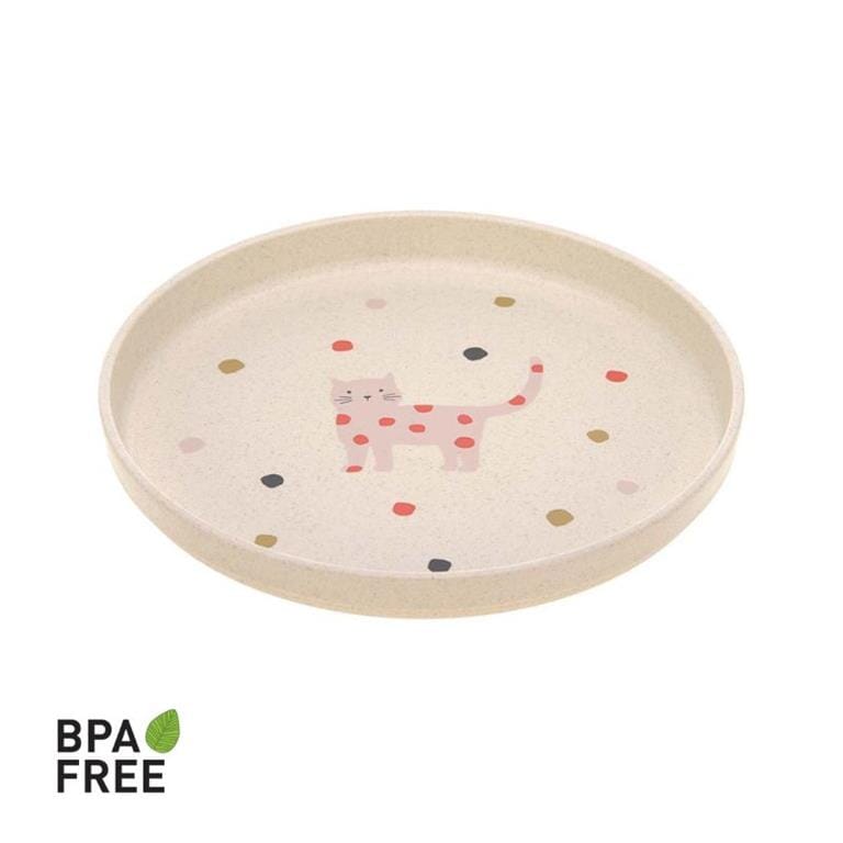 Prato anti-derrapante gatinho spicy orange meal Lassig