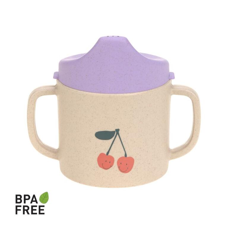 Copo de aprendizagem com pegas cereja