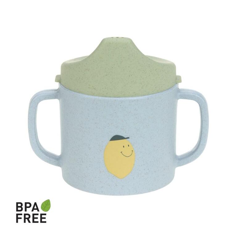 Copo de aprendizagem com pegas frutas