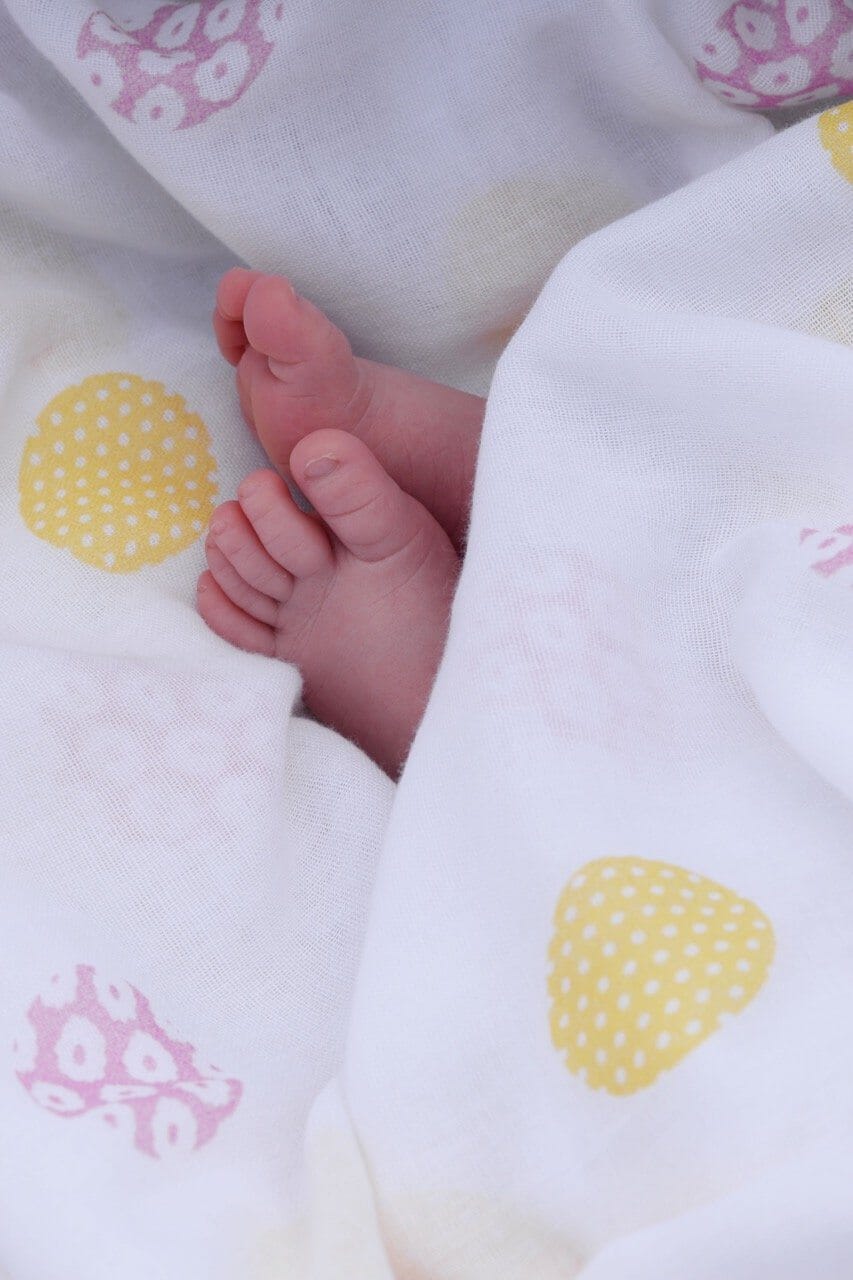 Musselina swaddle daisy spot 120 cm Muslin Piccalilly