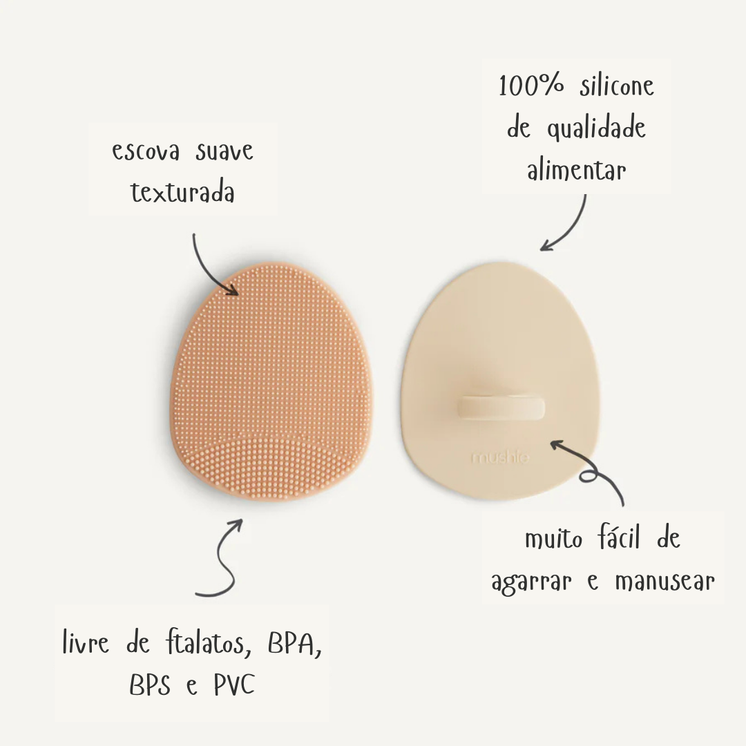 Pack 2 escovas para crosta láctea blush | shifting sand