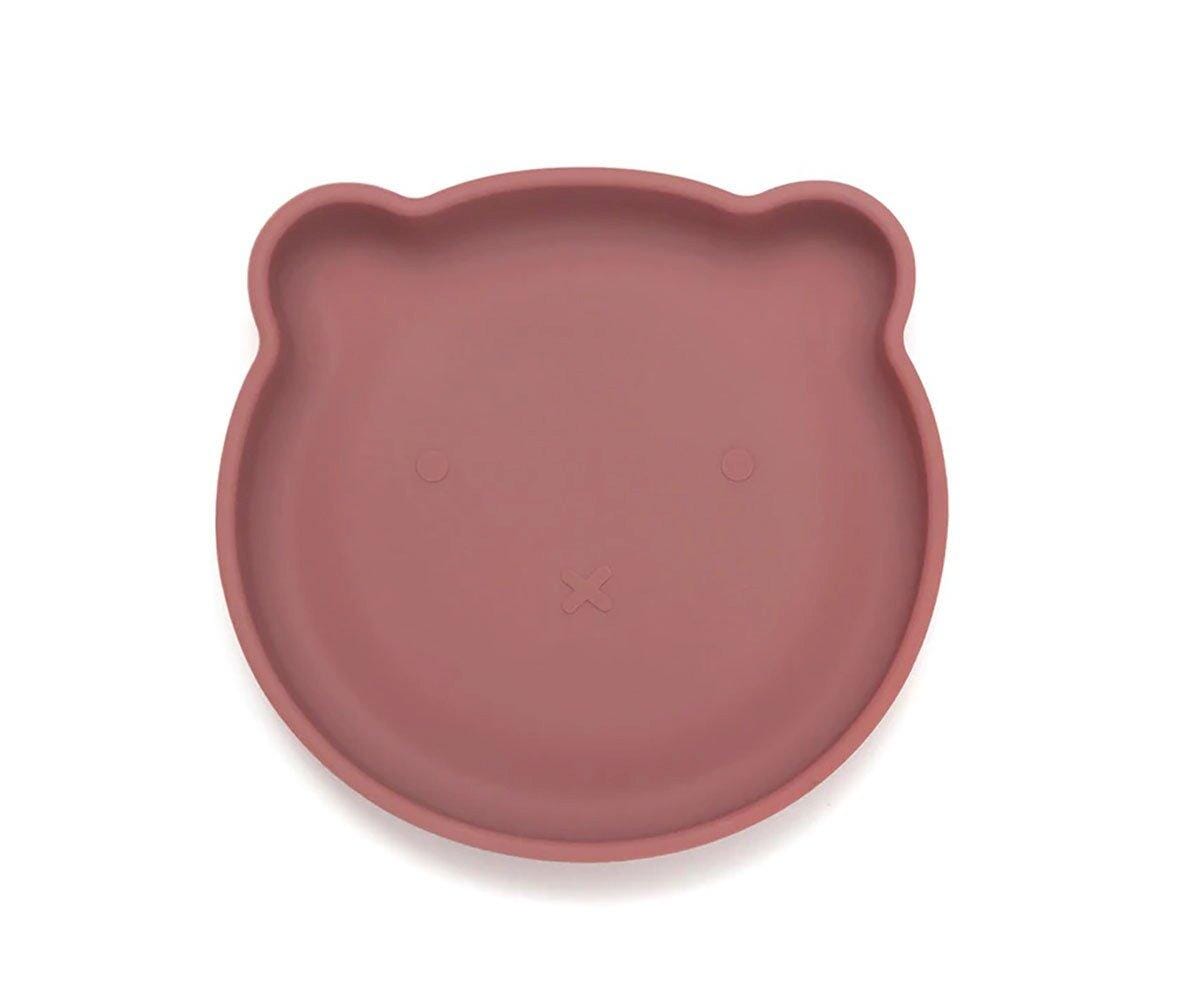 Prato com ventosa bear mahogany rose Dinnerware Petit Monkey