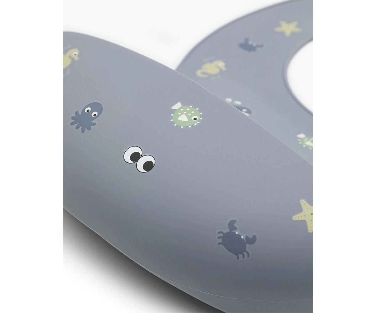 Babete de silicone oceano dinnerware Noui Noui