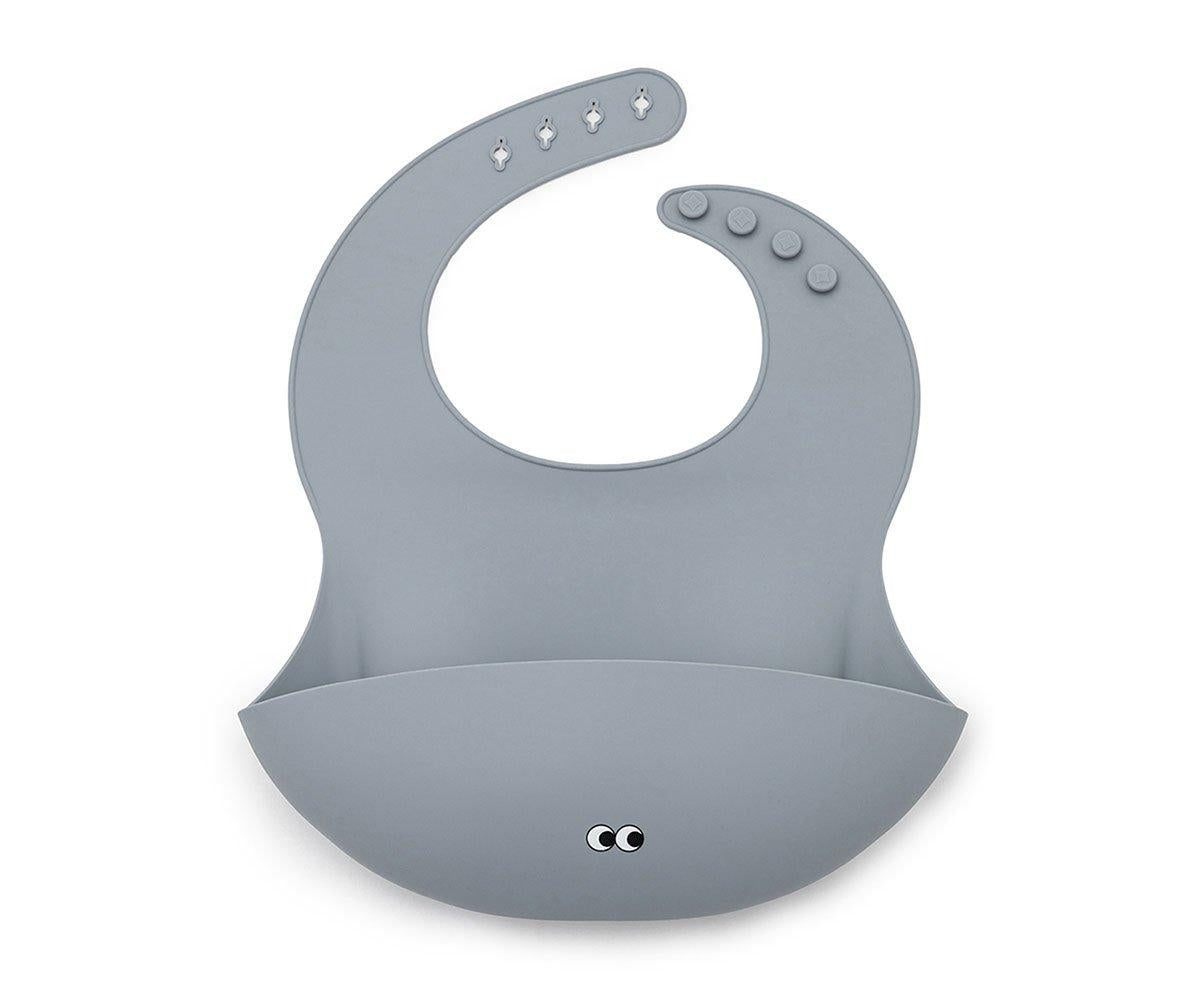 Babete de silicone dusty blue