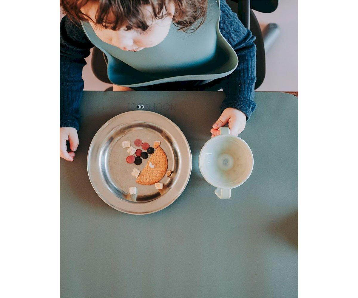 Babete de silicone dusty blue