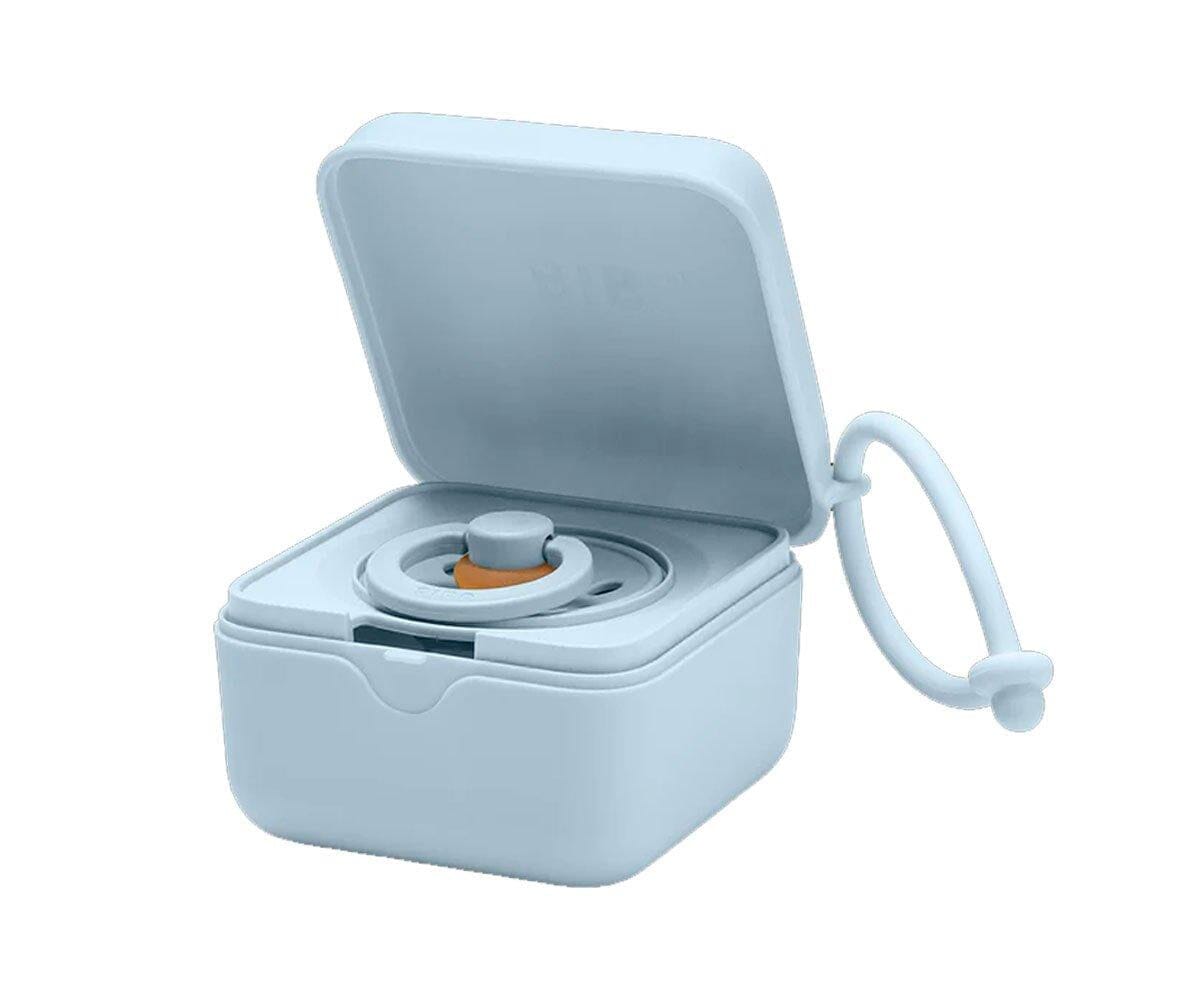 Caixa p/ chupetas Liberty chamomile baby blue pacifier case BIBS