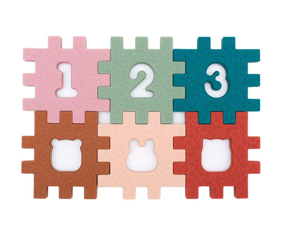 Quebra-cabeças sensorial cubie retro Toys we might be tiny