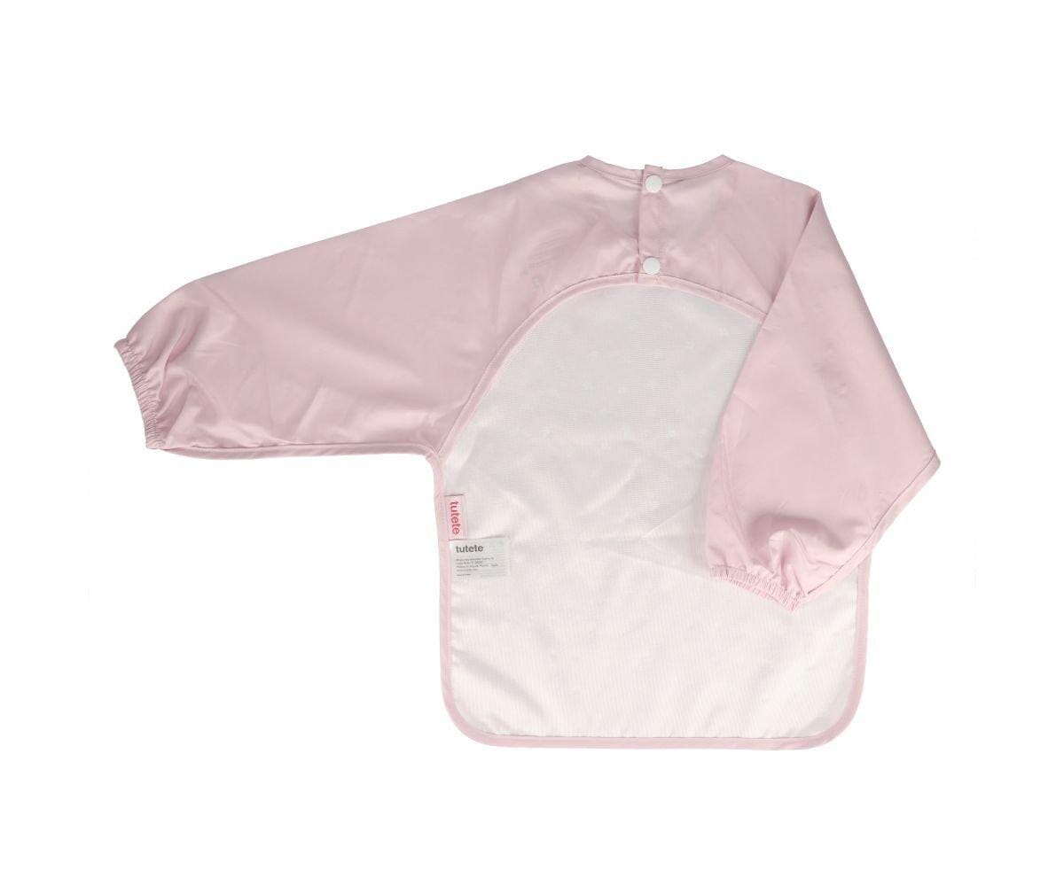 Babete com mangas leaves pink Babete tutete