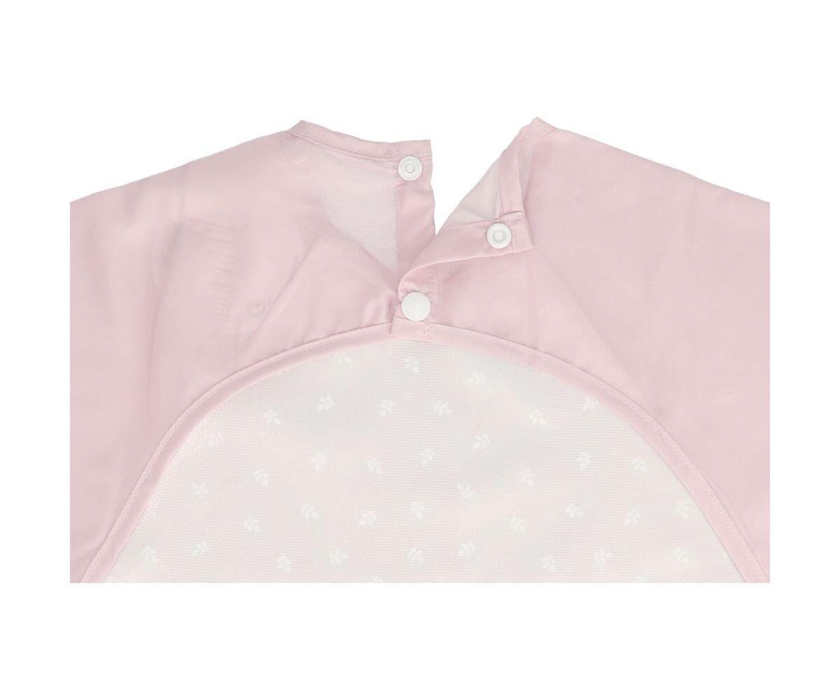 Babete com mangas leaves pink Babete tutete