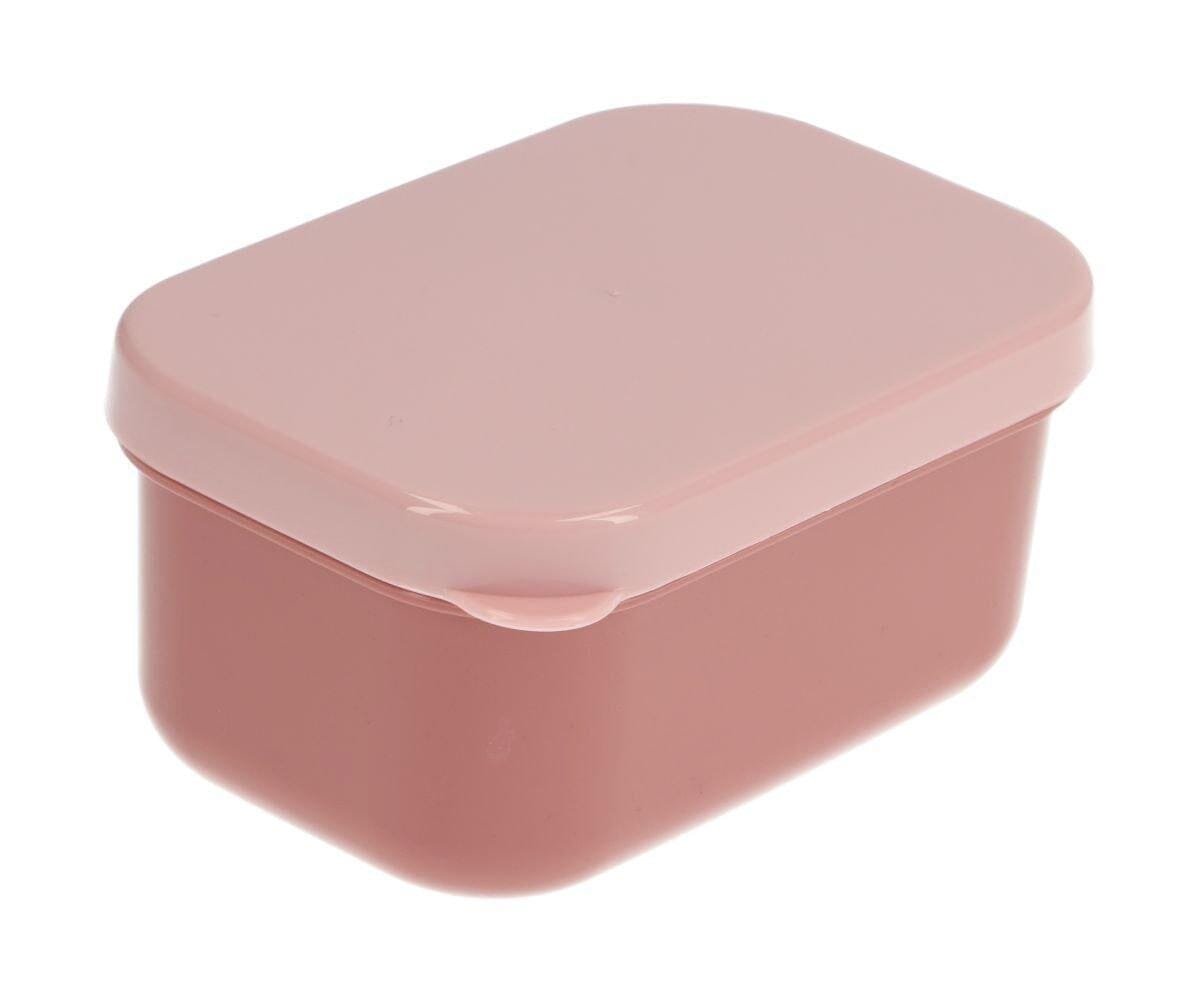 Lancheira bento leaves pink dinnerware tutete