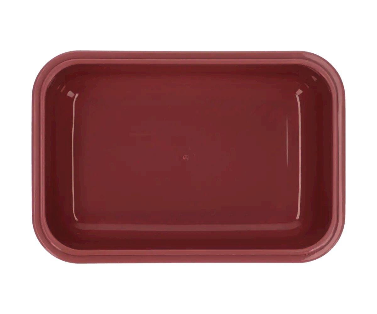 Lancheira bento leaves pink dinnerware tutete