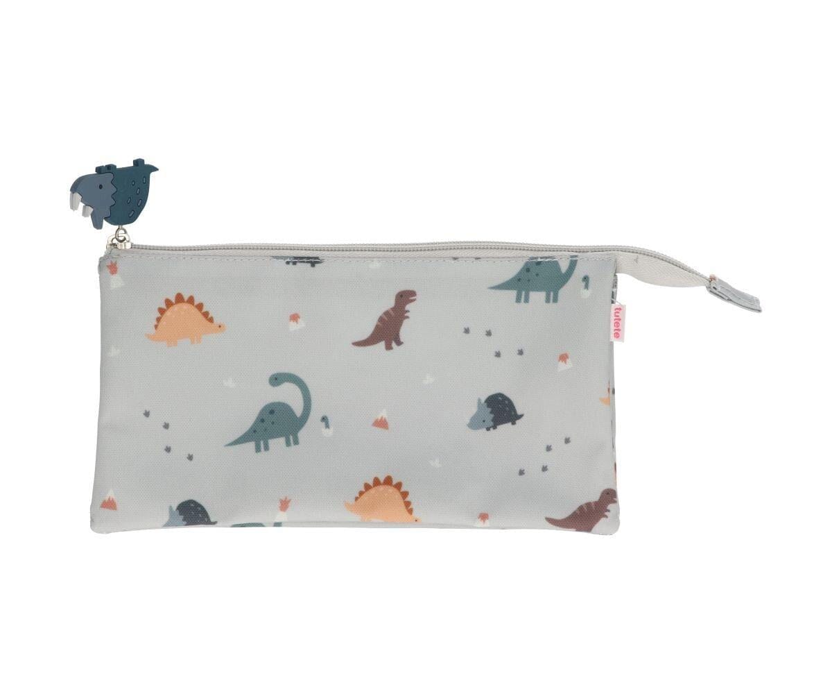 Estojo 3 compartimentos dinos Backpack tutete
