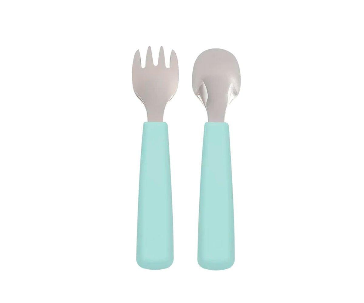 Garfo e colher Feedie mint meal we might be tiny