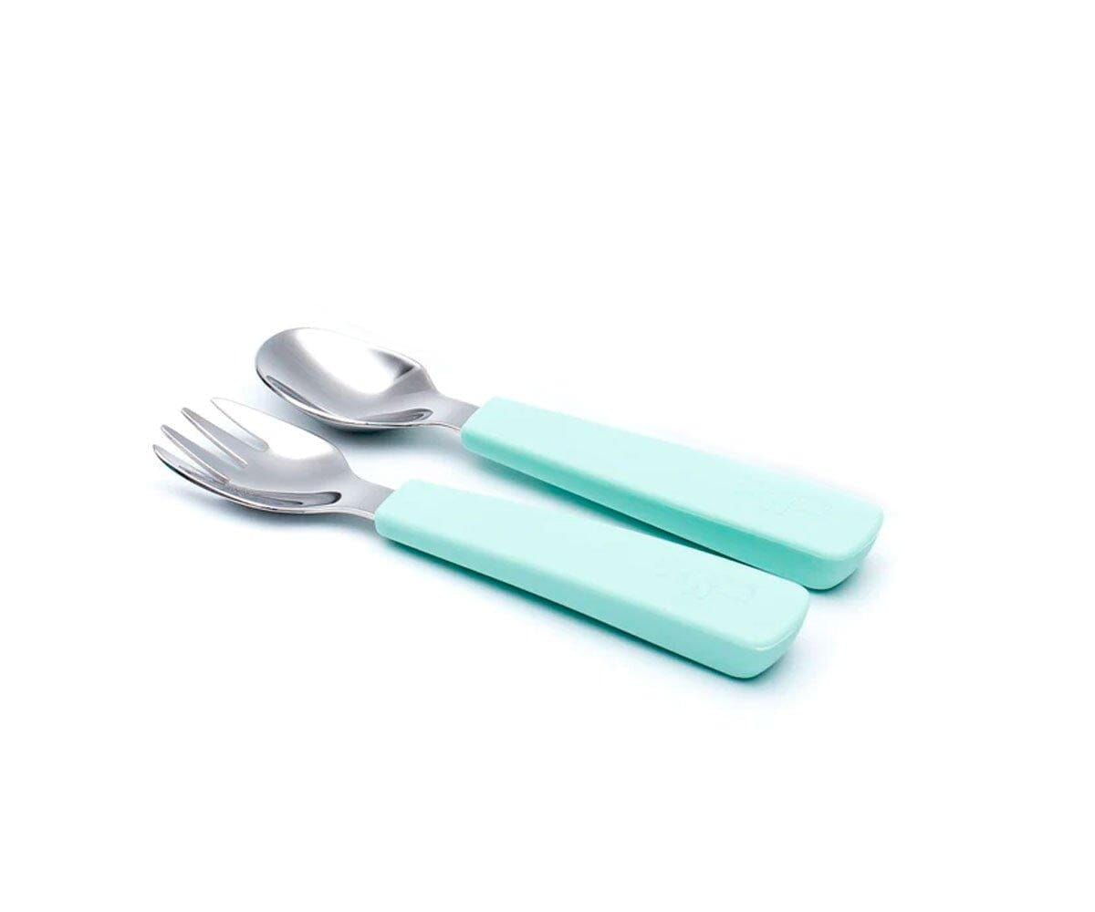 Garfo e colher Feedie mint meal we might be tiny