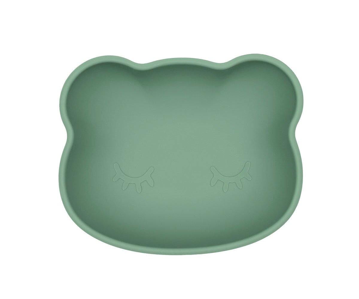 Taça com ventosa e tampa stickie - sage dinnerware we might be tiny