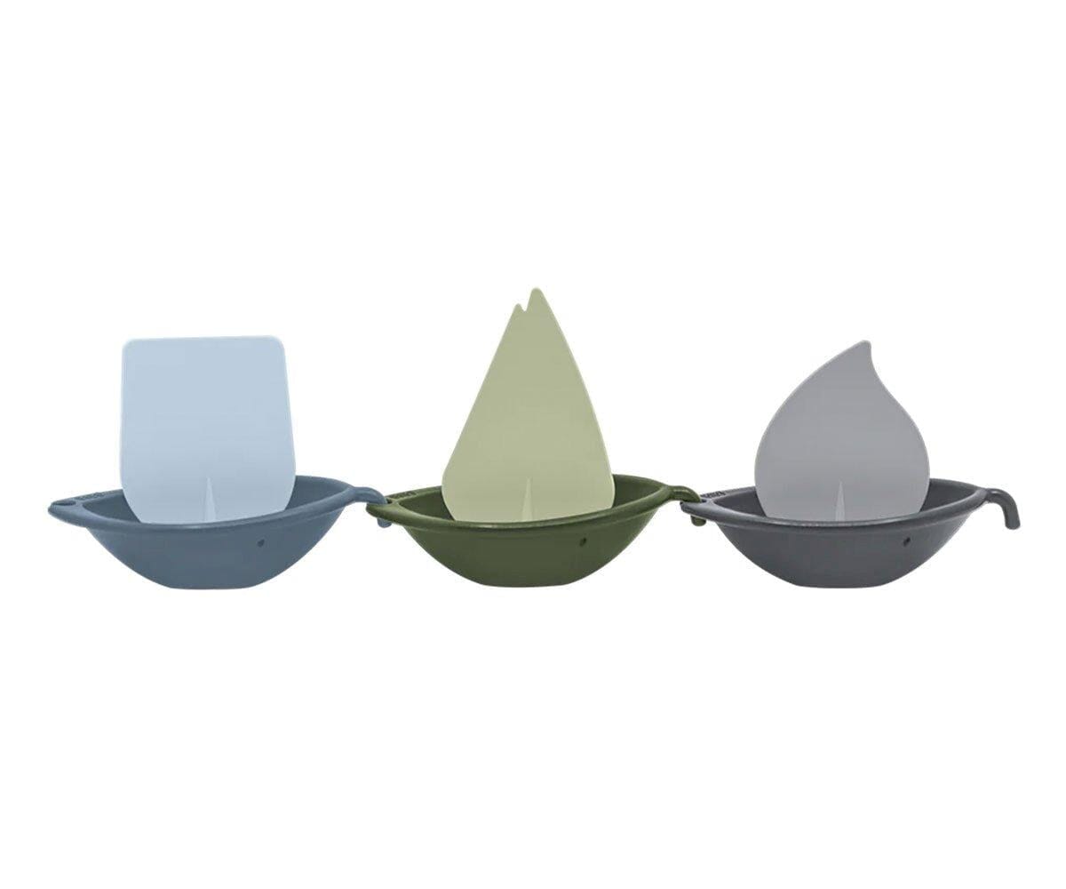 Brinquedo de banho BIBS Sail Boats Blue Mix Toys BIBS