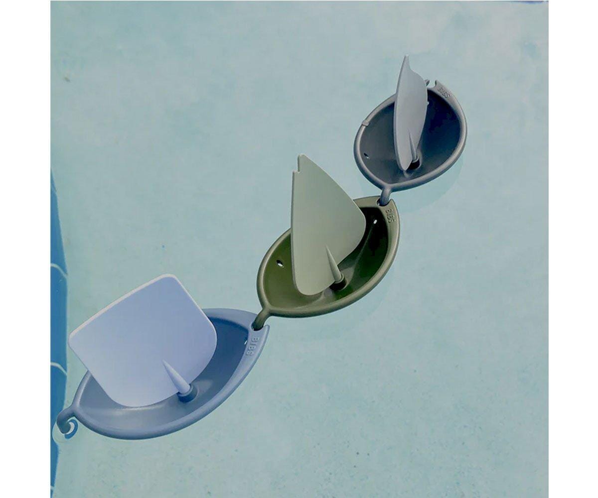 Brinquedo de banho BIBS Sail Boats Blue Mix Toys BIBS