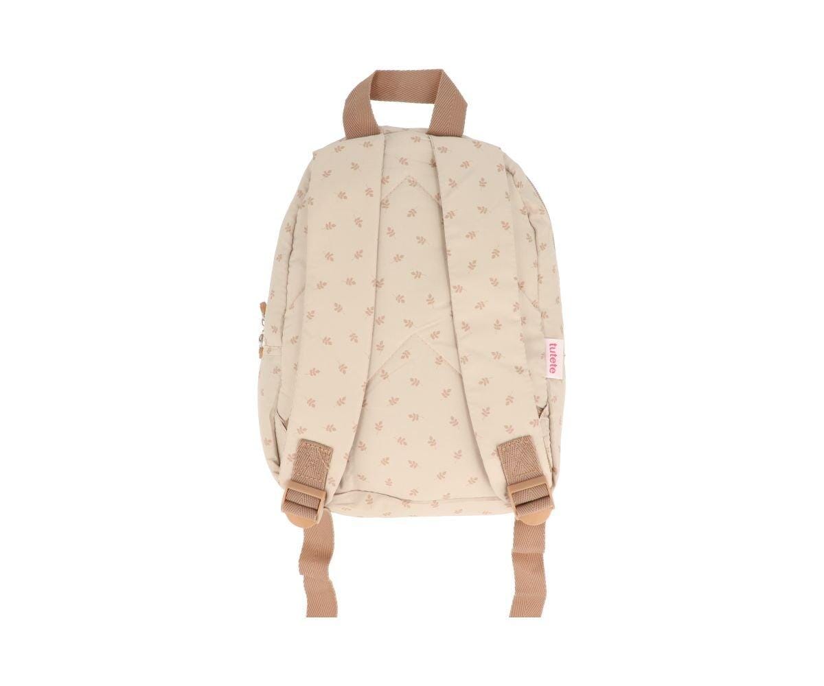 Mochila infantil acolchoada leaves sand Backpack tutete