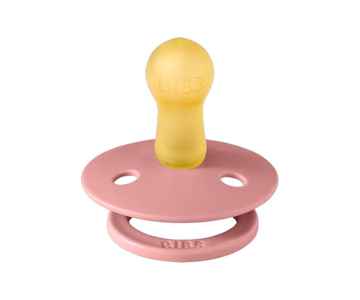 2 chupetas redondas BIBS Colour elderberry | dusty pink