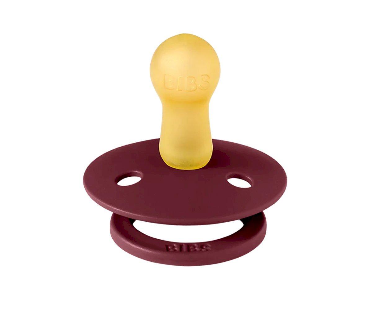 2 chupetas redondas BIBS Colour elderberry | dusty pink