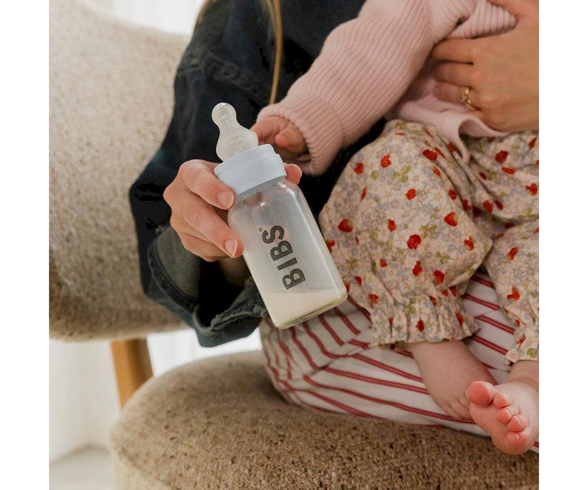 2 tetinas silicone biberão BIBS fluxo médio