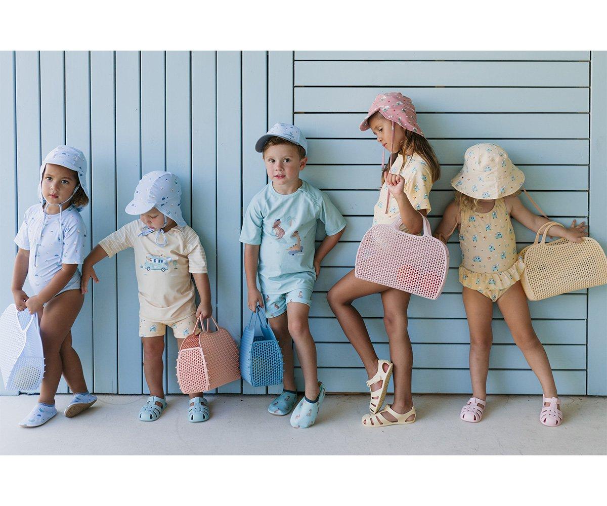 Bolsa plástico retro vintage apricot