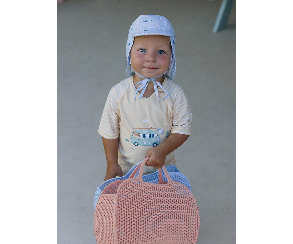 Bolsa plástico retro vintage apricot