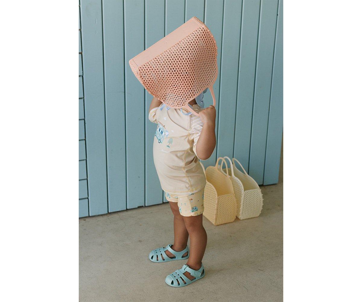 Bolsa plástico retro vintage apricot