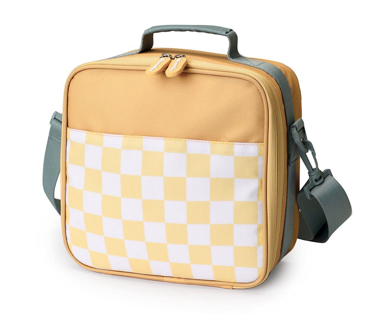 Bolsa lanches rígida stripes yellow chest