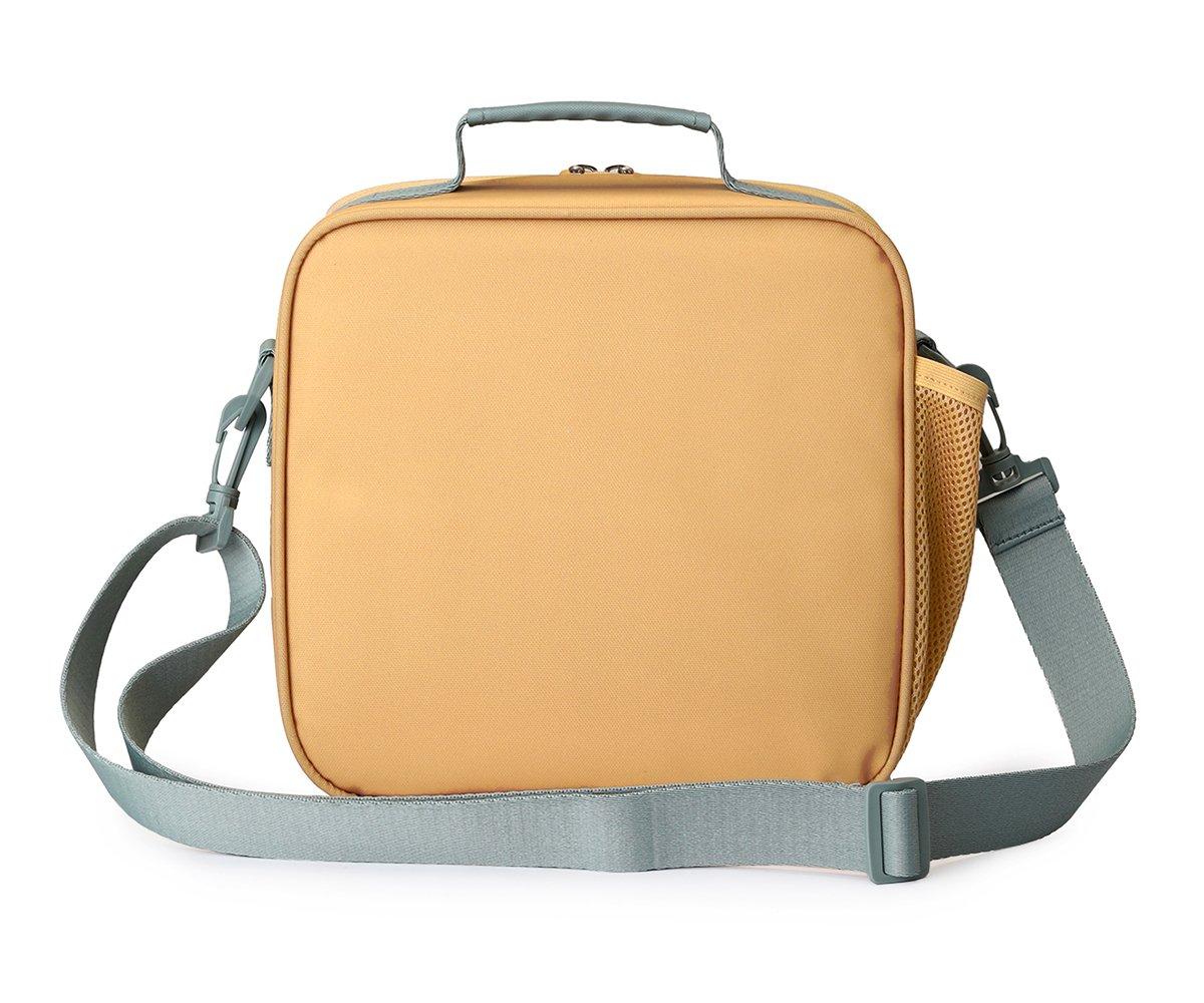 Bolsa lanches rígida stripes yellow chest