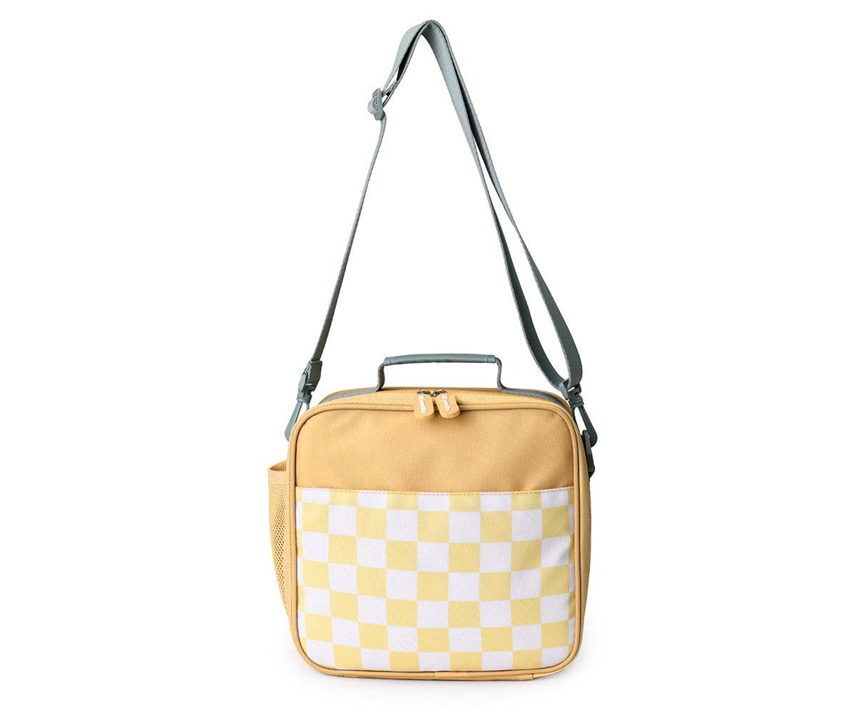 Bolsa lanches rígida stripes yellow chest