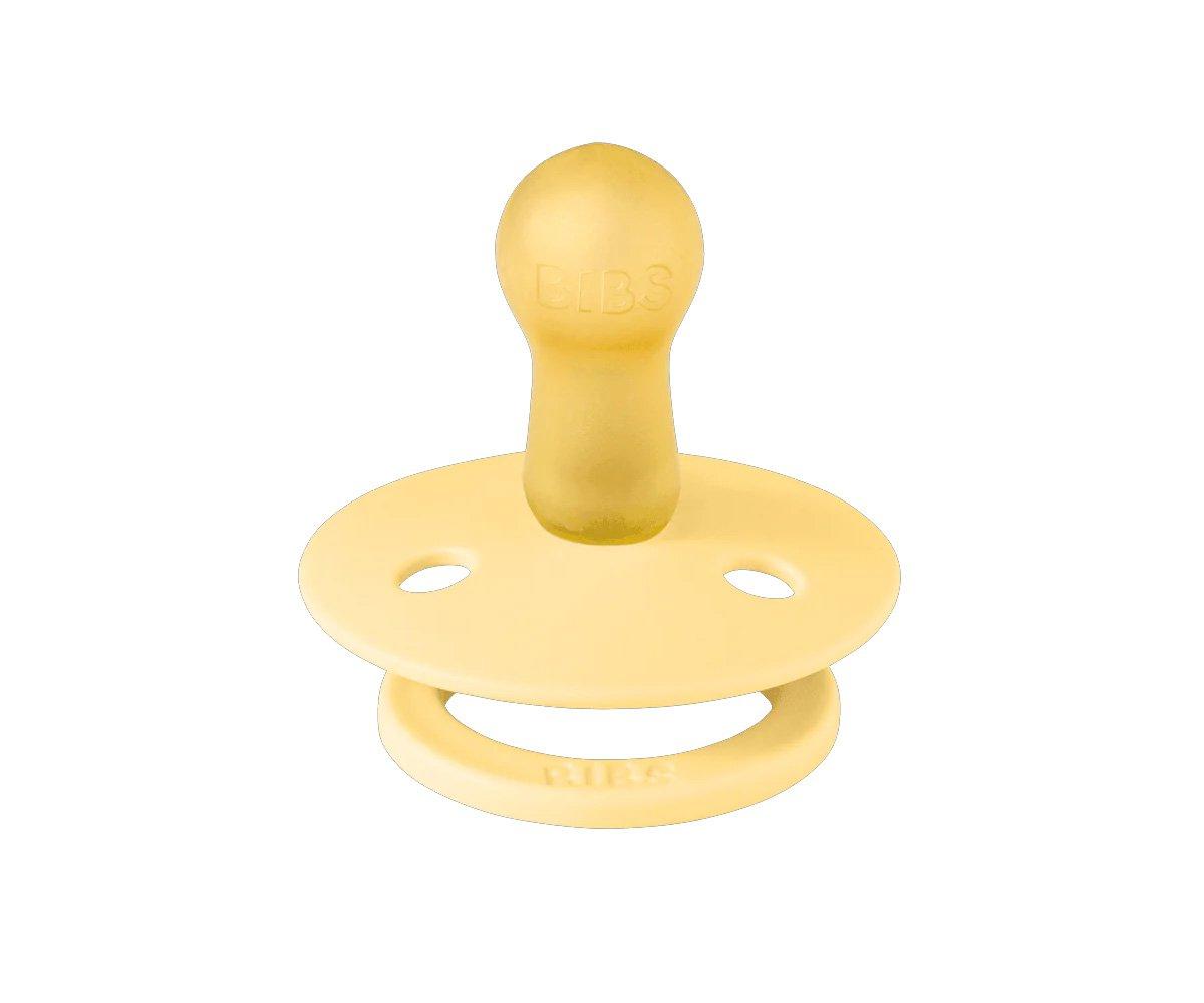 2 chupetas redondas BIBS Colour pale butter | petal