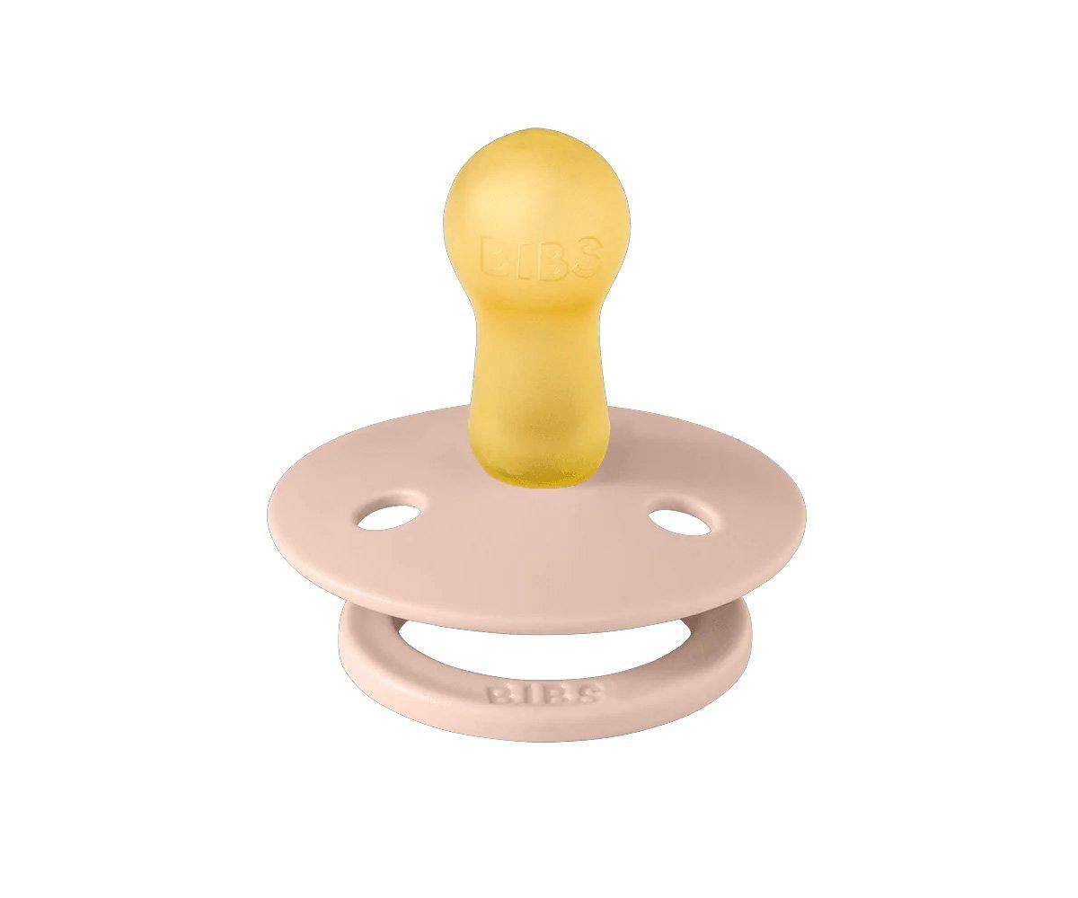 2 chupetas redondas BIBS Studio Colour block blush mix
