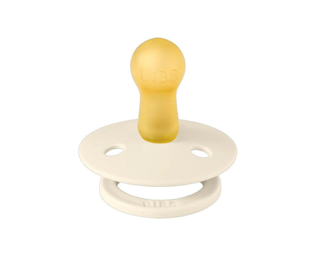 2 chupetas redondas BIBS Studio Colour block baby blue dusty blue mix