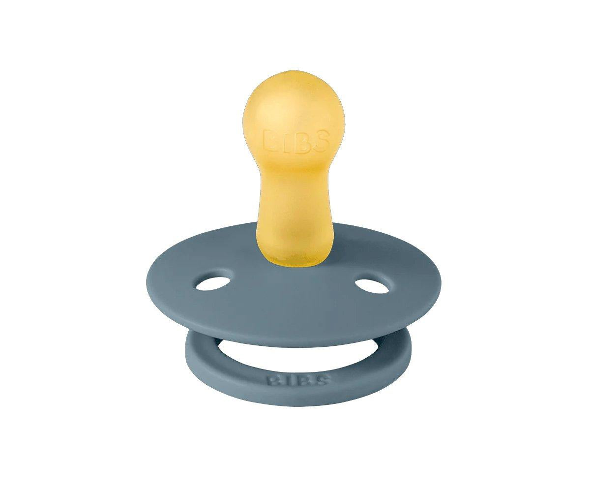 2 chupetas redondas BIBS Studio Colour block nordic mint petrol mix